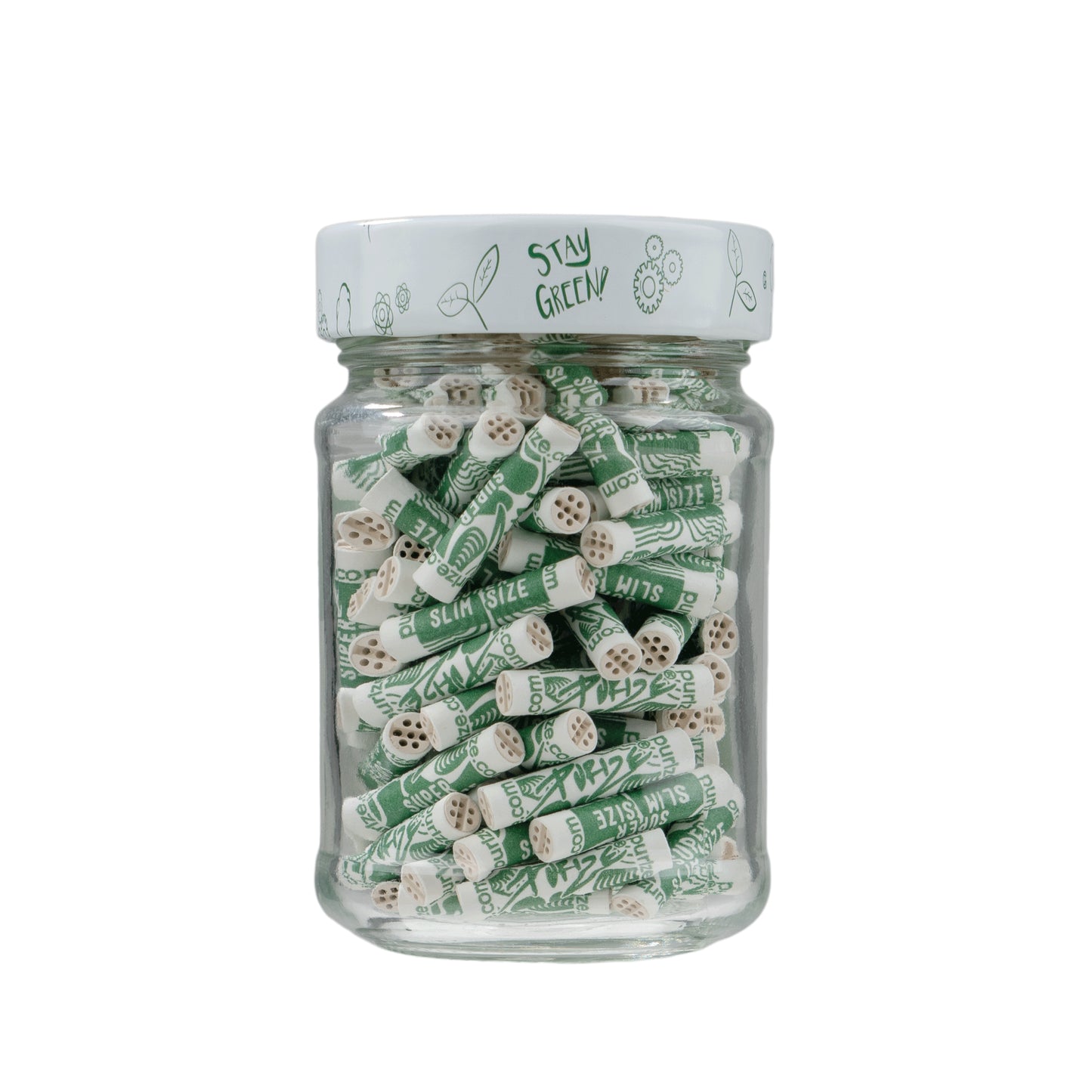 PURIZE® Glas | 111 SUPER Slim Size Aktivkohlefilter