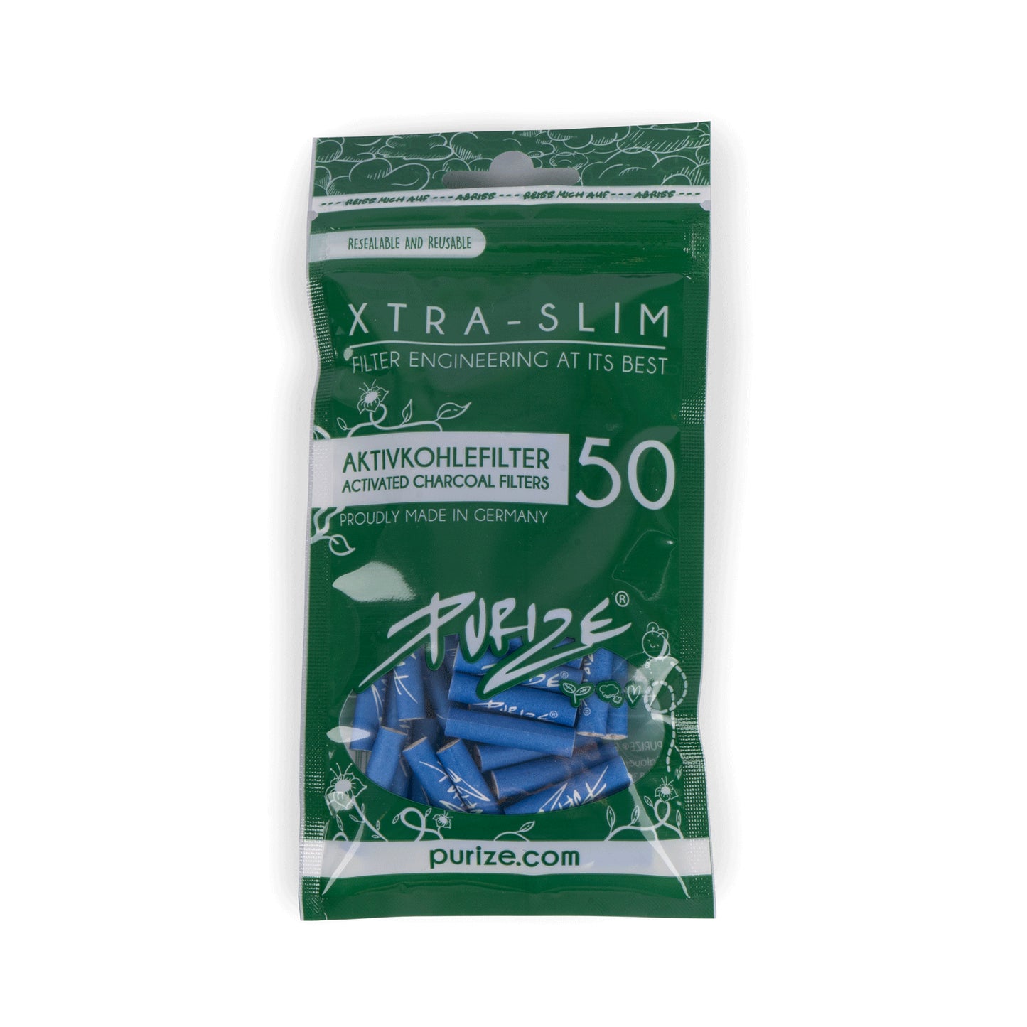 50 PURIZE® XTRA Slim Size | Blau
